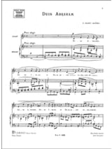 Deus Abraham - SAINT-SAËNS - Partition - Chœur